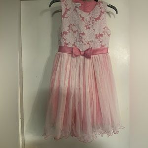 Bonnie Jean Girls Rose Dress size 14. Good Condition!